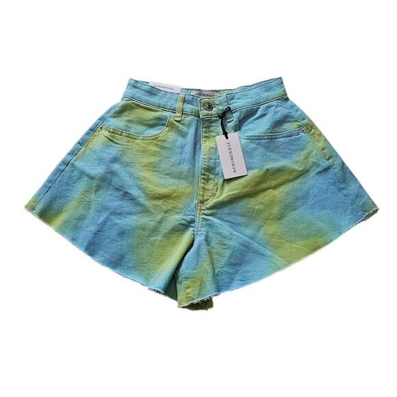 WeWoreWhat Flare Bell Shorts Size 25  Tie Dye NWT - Picture 8 of 8